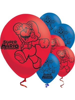 BALÃO LATEX SUPER MARIO 11"